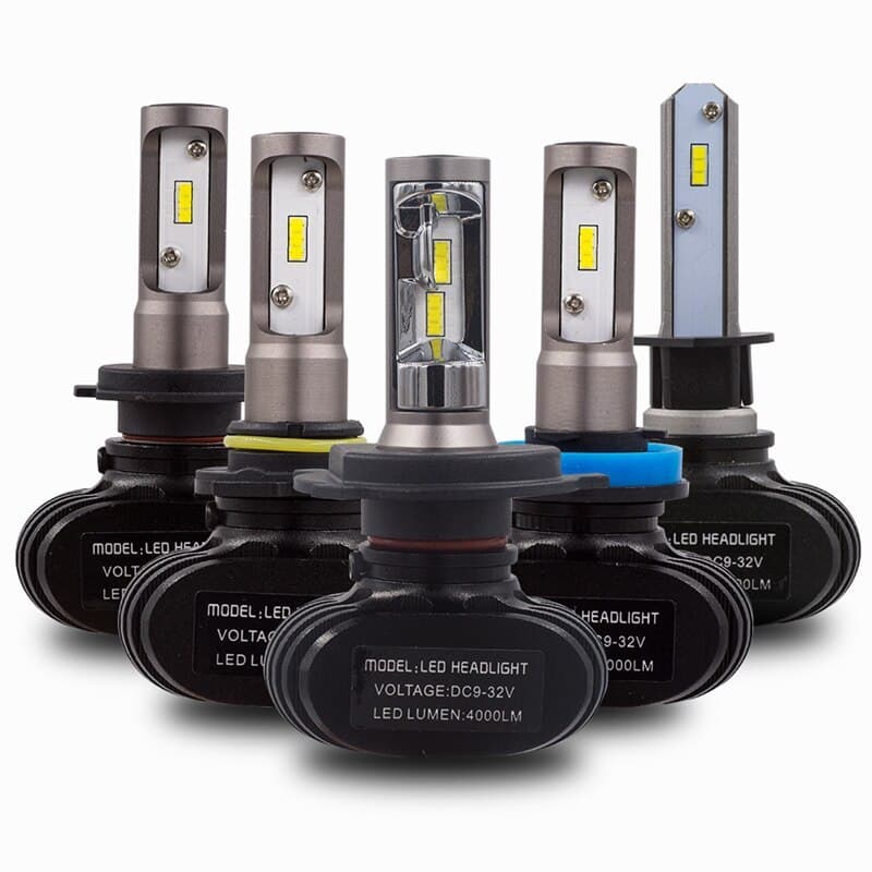 Par de Lâmpadas Ultra Led H1 H3 H4 H7 H11 H16 H27 Hb3 Hb4