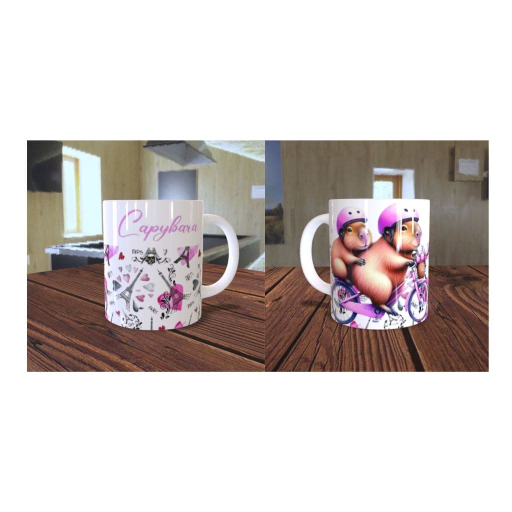 Caneca 325ml personalizada Capivara