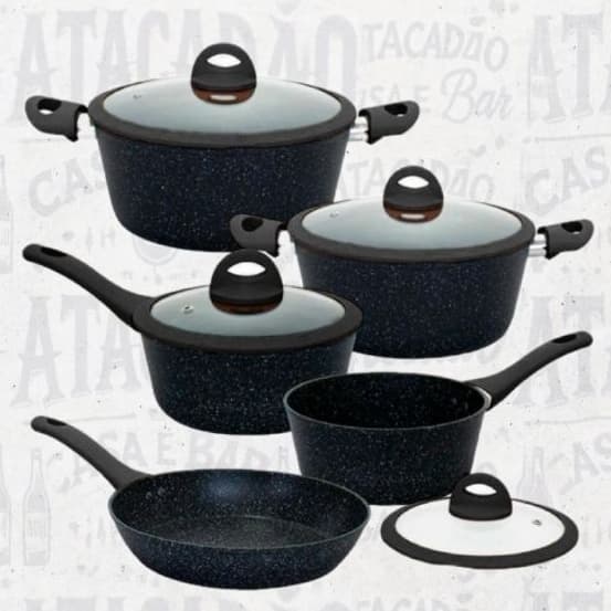 Conjunto de Panelas de Indução Viena 5 Peças - Casambiente