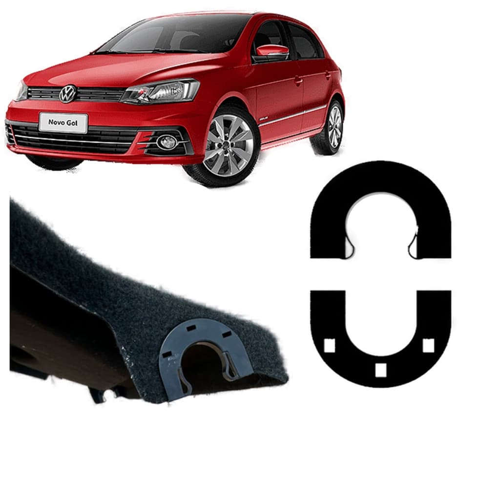 Suporte Reparo Tampão Som Pino Bagagito Gol G8 2018/2023