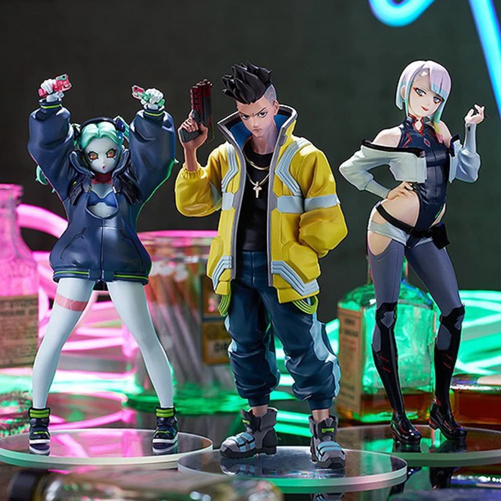 Figuras CyberPunk 2077 Colecionaveis Bonecos Action Figures para Enfeite Decoração Geek Presente Gamer Anime