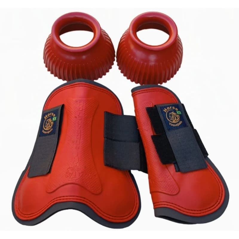 Caneleira pvc neoplene vaquejada cavalo cavalgada(escolha)