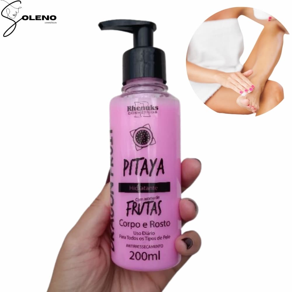 Creme Hidratante Pitaya Nutritivo para o corpo Hidratação com Suavidade e Revitalização Cheiroso