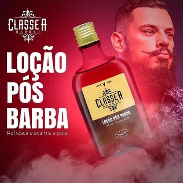 LOÇÃO PÓS BARBA CLASSE A FRAGRÂNCIA FERRARI BLACK – HIDRATAÇÃO, FRESCOR E ELEGÂNCIA NA PELE
