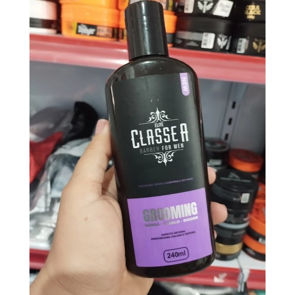 GROOMING BARBA, CABELO E BIGODE CLASSE A BARBER – CONTROLE, ESTILO E TRATAMENTO EM UM SÓ PRODUTO