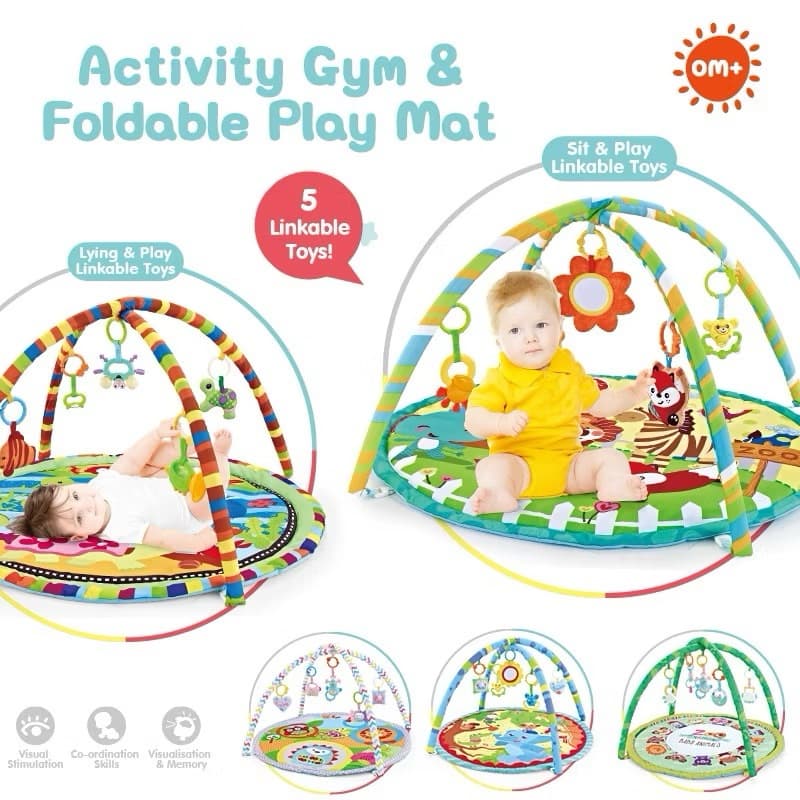 Tapete de Atividades Infantil Chocalho Colorido 2023 De Atividades l Bebê  Bebês Tapete De Brinquedo RecéM-Nascido