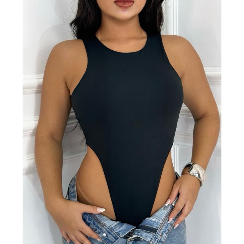 Body Feminino Cavado