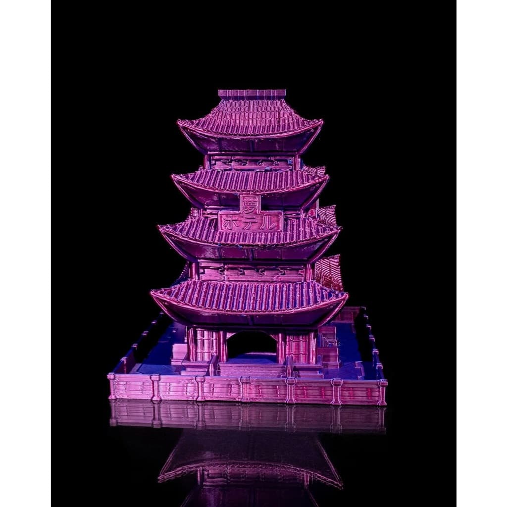 Torre de Dados para RPG - Templo Oriental