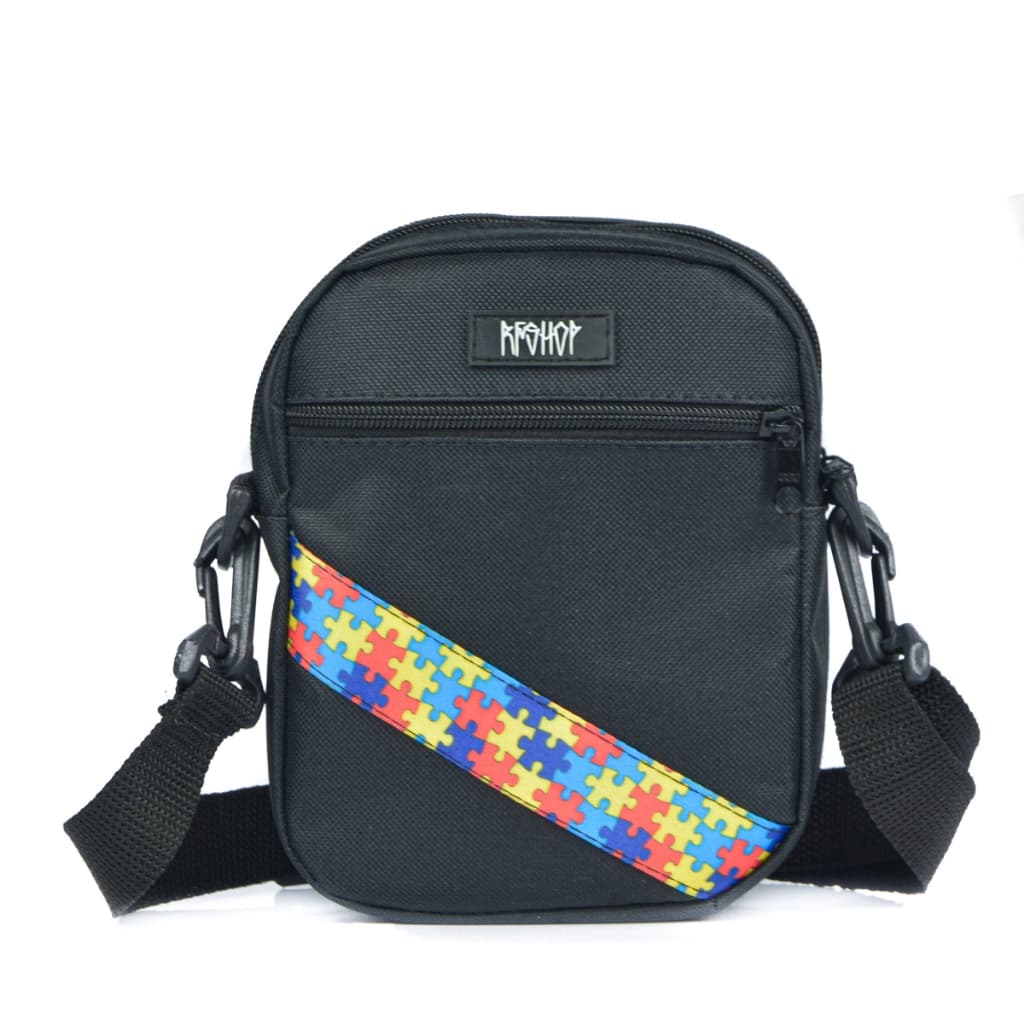 Bolsa bag  , Bolsa transversal de lado, Bolsa ombro , Bolsa para autistas , unissex ... esportiva , Autista