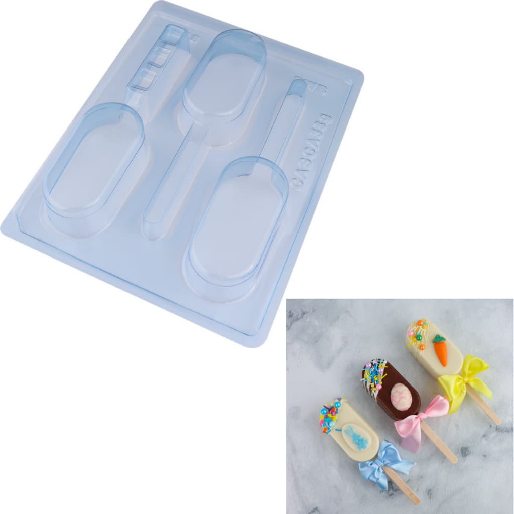 1-5 Forma Paleta Gourmet Chocolate Bwb 9818 Picole Doce Pirulito Sorvete Chocolate Bolo Cakesicle