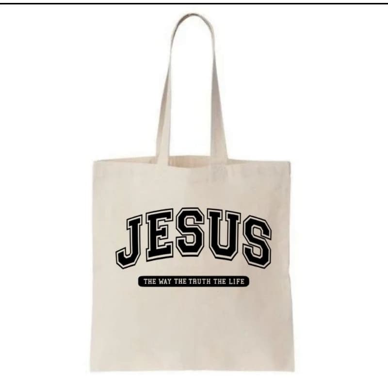 Bolsa Sacola Ecobag JESUS estampada Promocao
