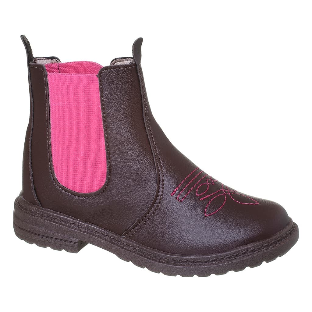 Bota jeca Infantil Feminina Jequinha Estilosa Confortável Bota Cowntry Meninas