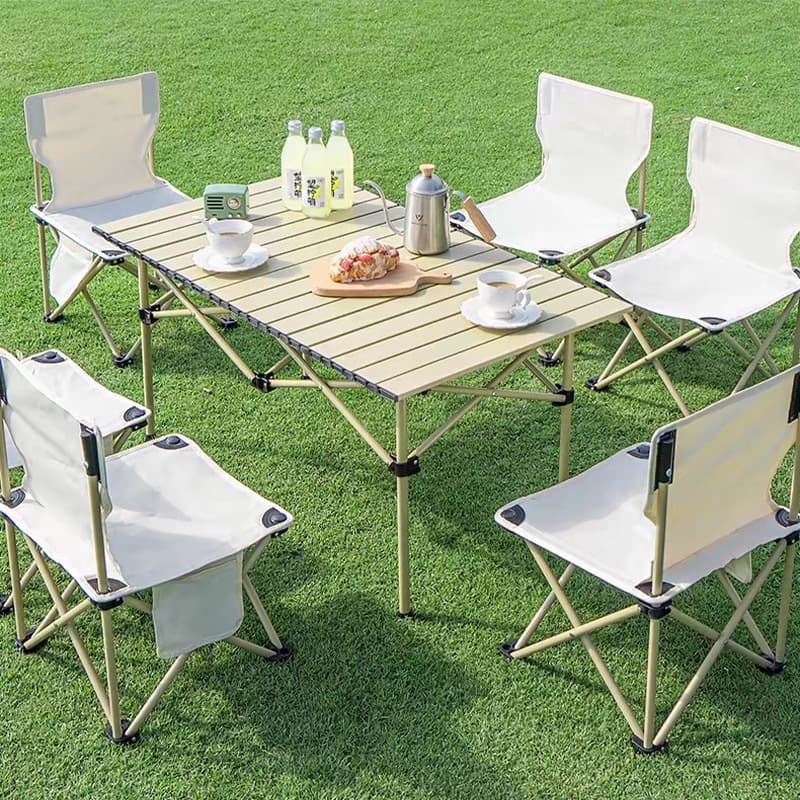Mesa Portátil Dobrável Grande e Pequeno Para Acampamento/Churrasco/Piquenique