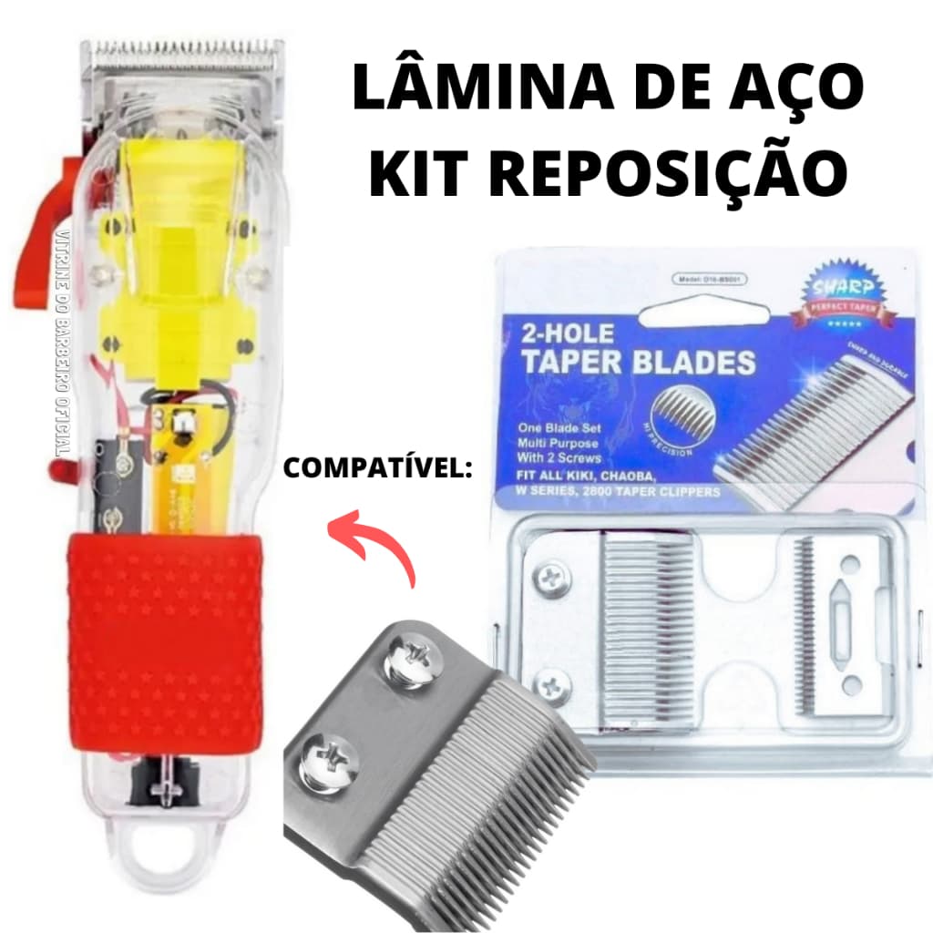 Lâmina De Aço Profissional P/ Máquinas De Corte NG-108