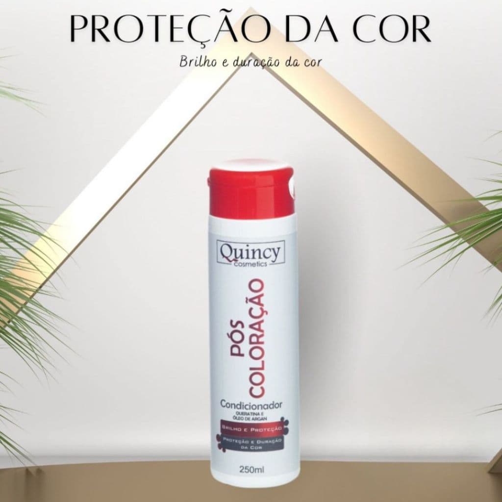 SHAMPOO E CONDICIONADOR PÓS COLORAÇÃO QUINCY 1035-A