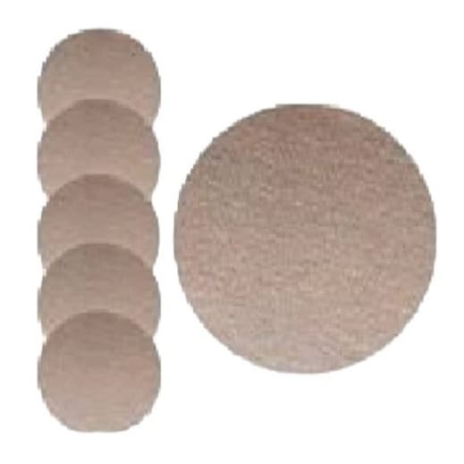 Disco Pluma 76mm - Grão 120 e 150 C/ Velcro - 3 Polegada - 50 Peças de cada grão