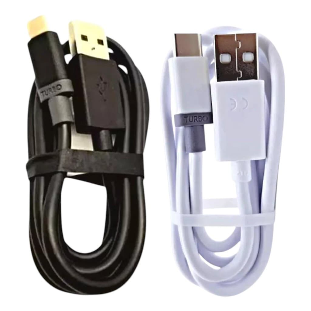 Kit com 5 Cabos USB V8 Turbo Para carregamento e transmissão de dados muito rapido