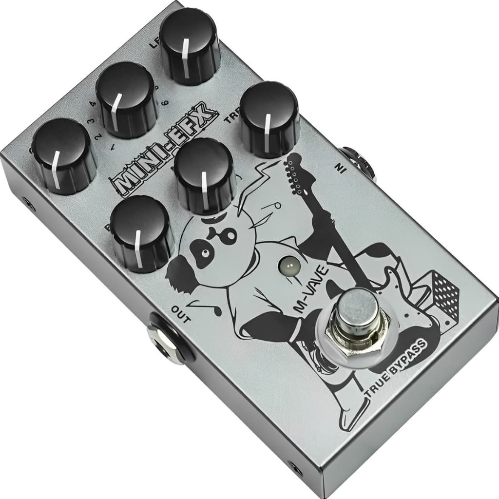 Pedal De Efeito Distorção M-vave Mini-efx Box Para Guitarra