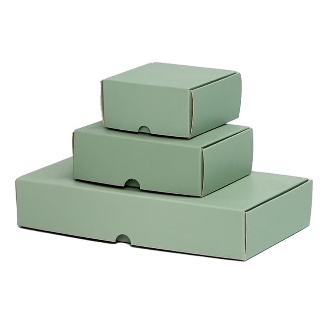 Caixa Presente Articulada Mini Verde Sálvia G 21,5/4/11cm