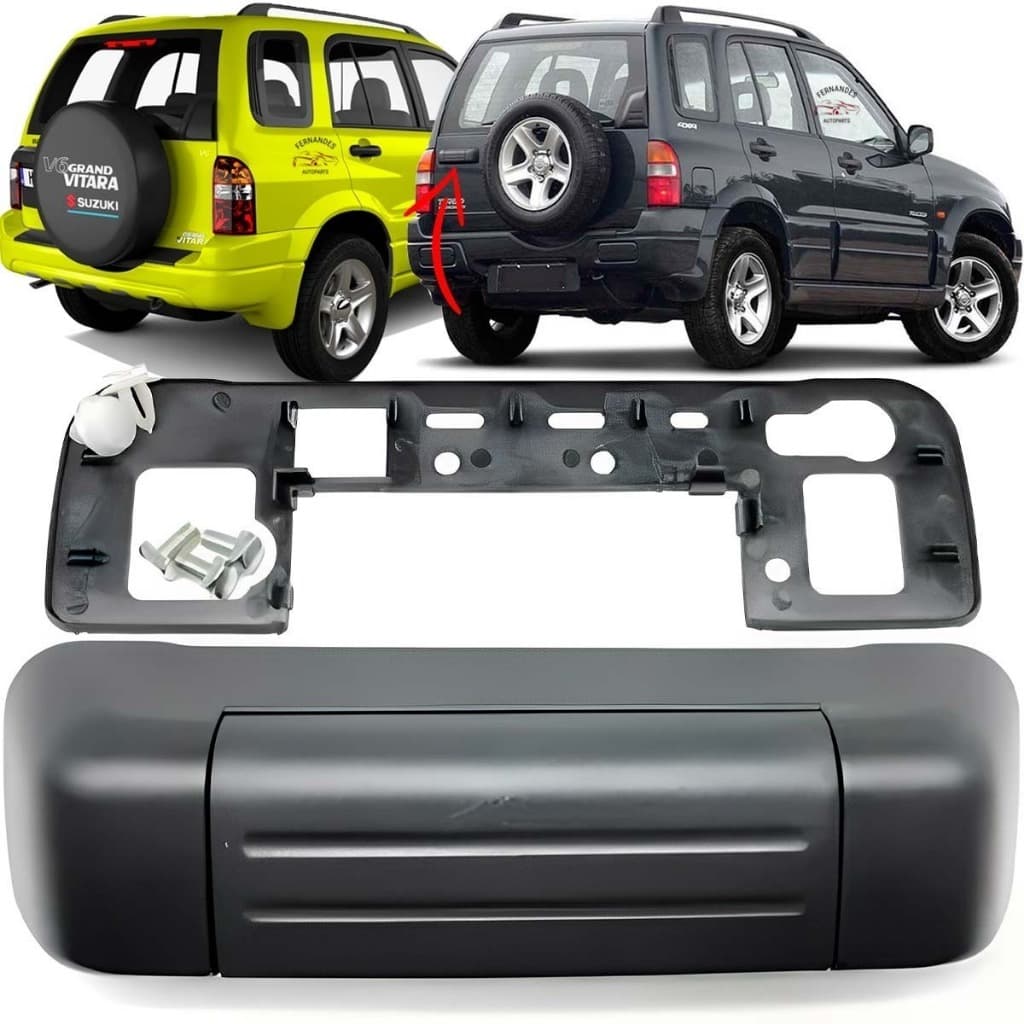 Maçaneta Puxador Tampa Traseira Suzuki Grand Vitara Tracker 2000 2001 2002 2003 2004 Á 2011