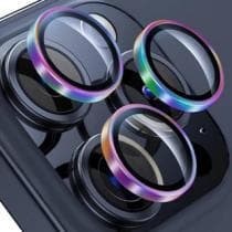 Película Protetor de Lente de Câmera de Anel de Metal Para iPhone 11 12 13 14 15 16Pro Max Full Cover Camera Protector