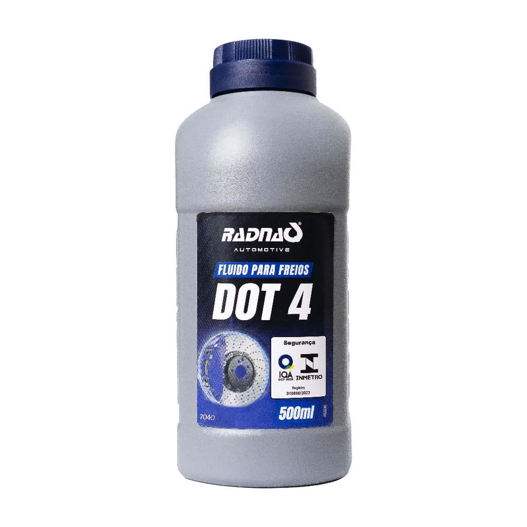 Fluido De Freio Dot 4 Radnaq 500 Ml Original De Qualidade