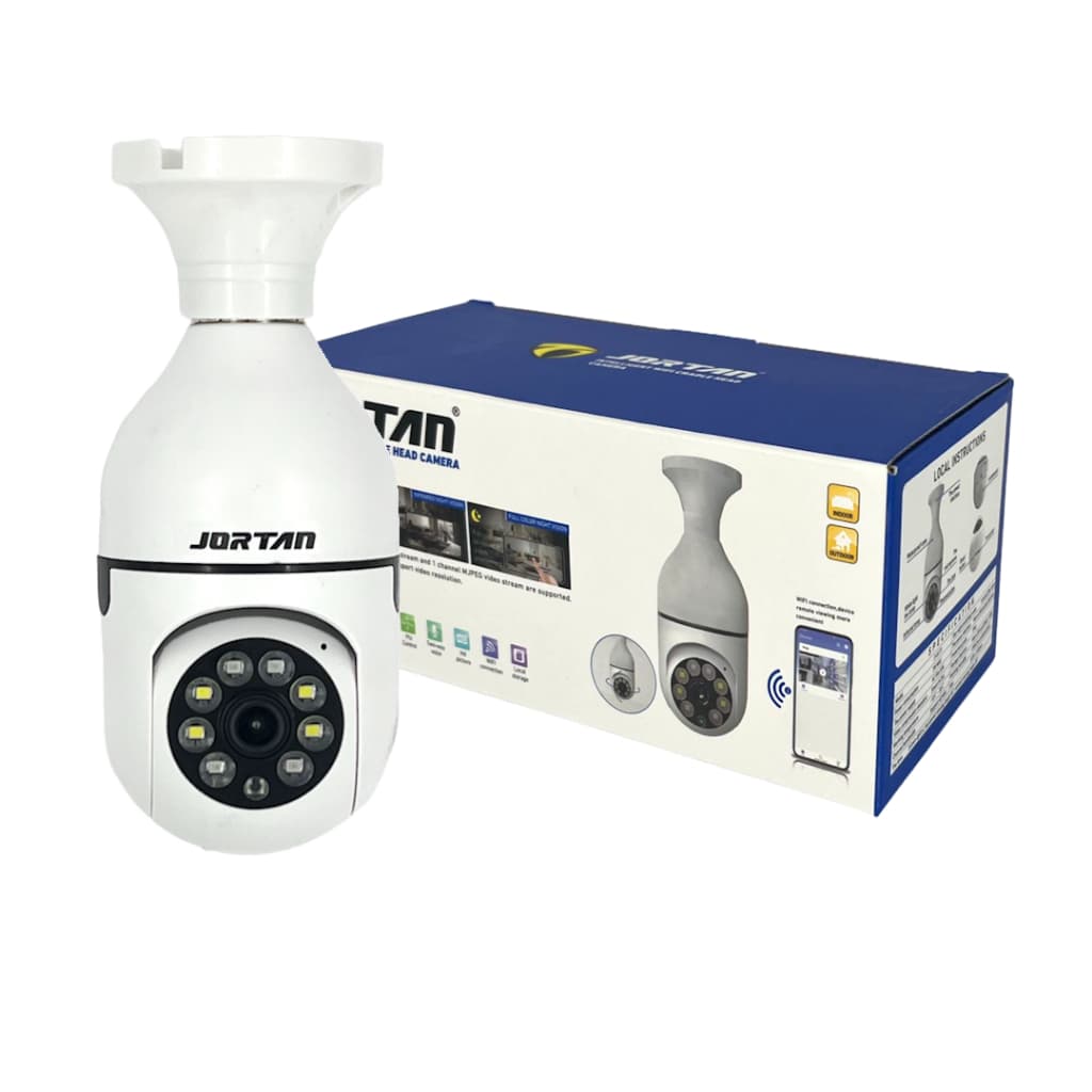 Câmera Lâmpada Robô Wi-fi Jortan Com Aplicativo Yoosee