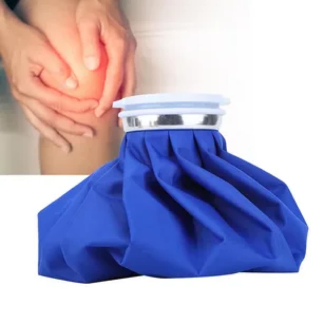Bolsa De Água Térmica Compressa 1,4 litro Quente Frio Saquinho Gelo Dor De Cabeça Flexível Fisioterapia Joelho Corpo