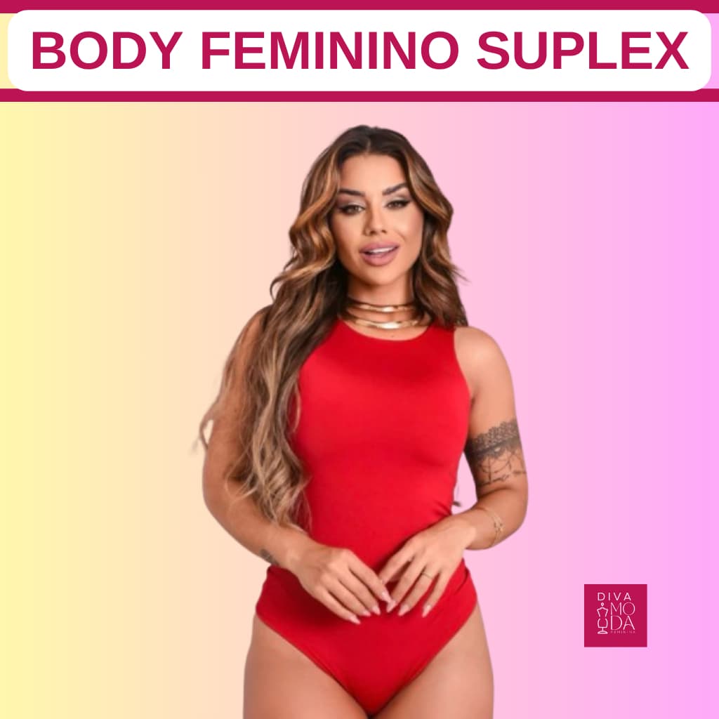 Body Feminino Cores Lindas Blusa Feminina Suplex Regata Alça Grossa