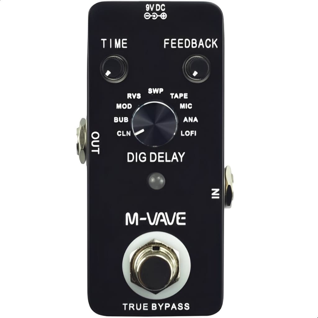 Pedal De Efeito Para Guitarra Digital Delay M-vave Cuvave