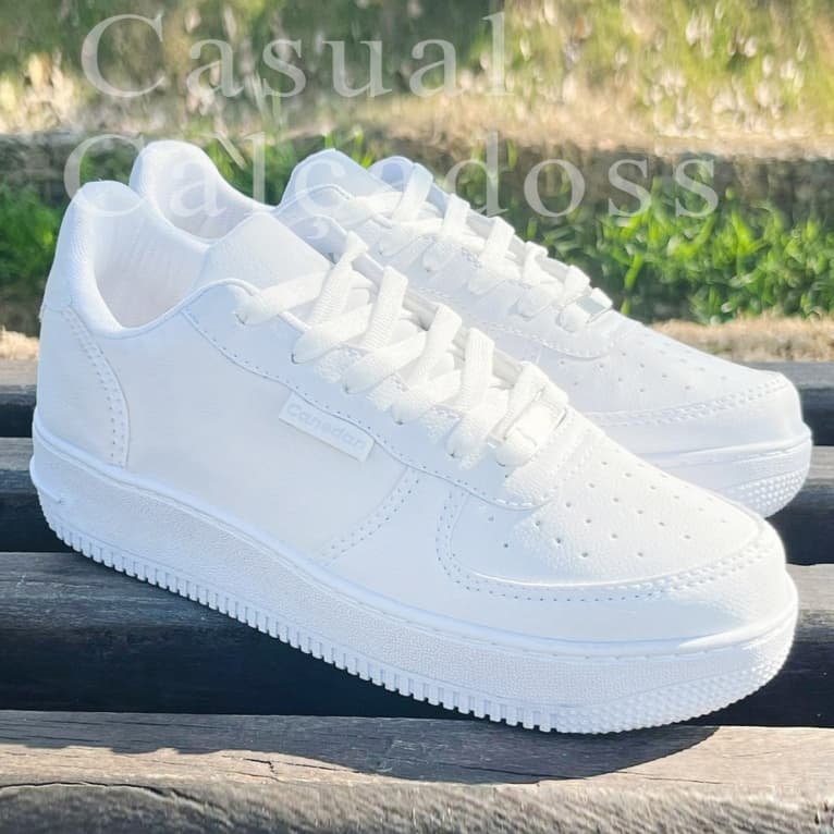 Tenis Feminino Casual Academia Sola reta confortavel envio imediato Estilo