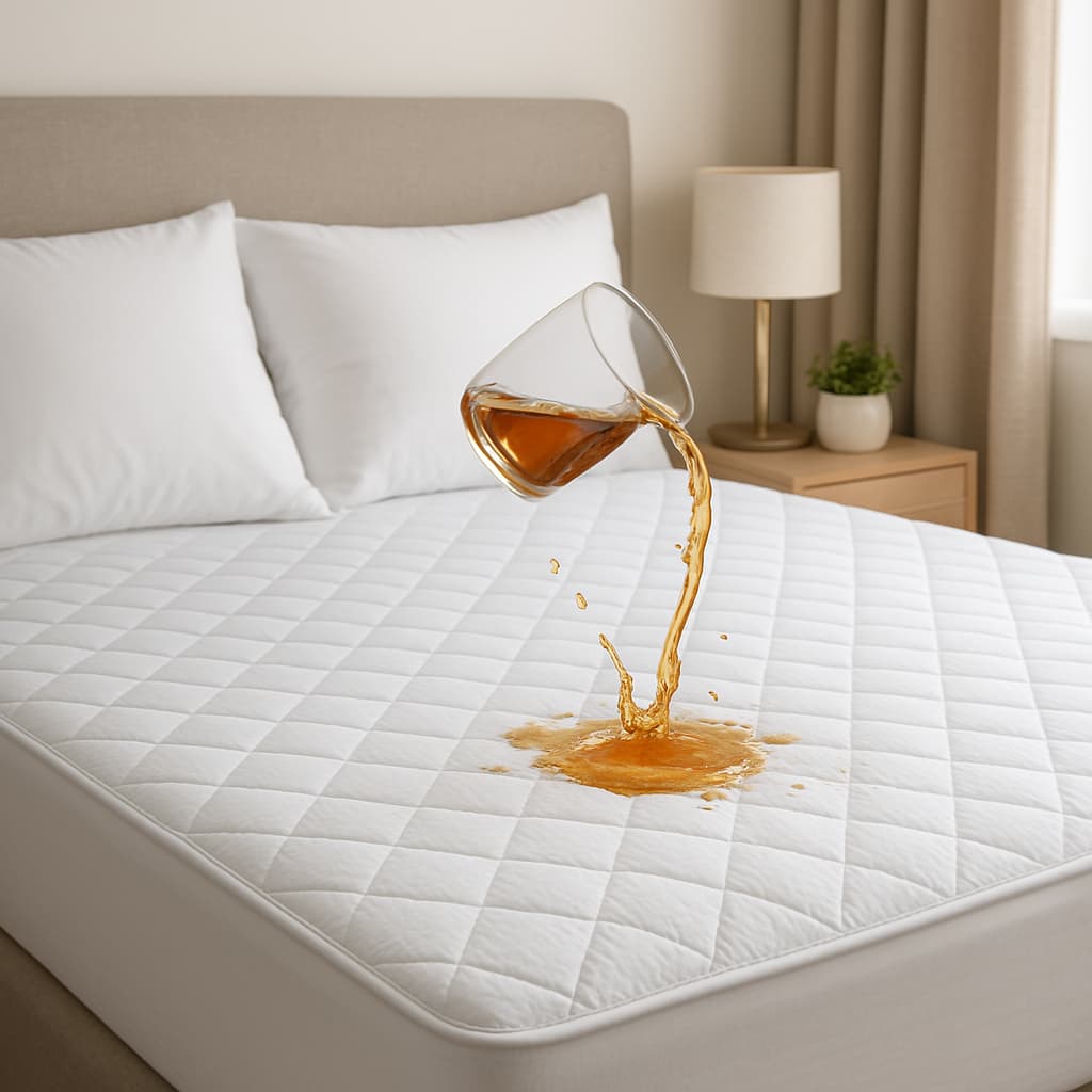 Capa Protetora Para Colchão 100% Impermeável Matelada Com Elástico Ajustável