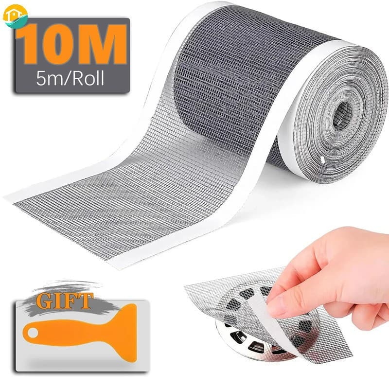 5/10M 70MM Chuveiro De Drenagem De Piso Auto-Adesivo Descartável Filtro De