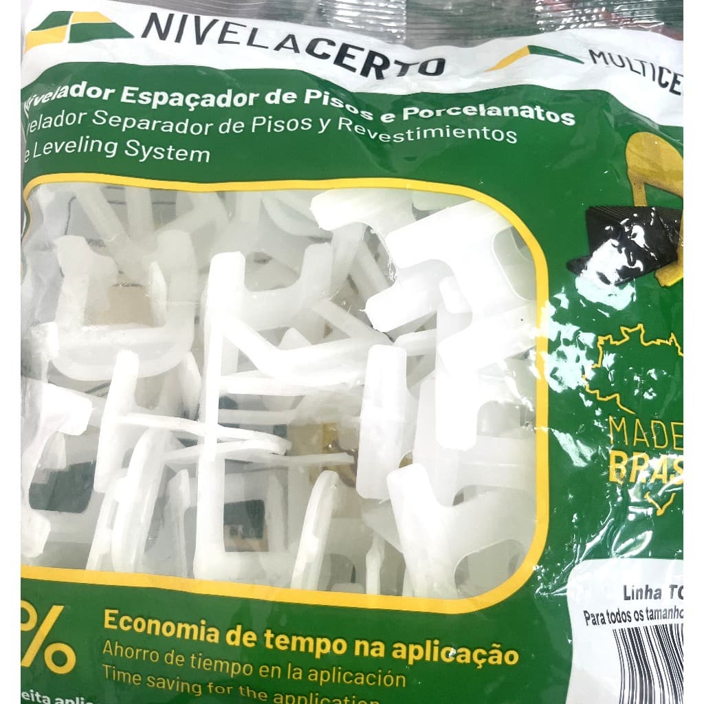 Kit Nivelador Espaçador Multicerto Top 3mm 500un