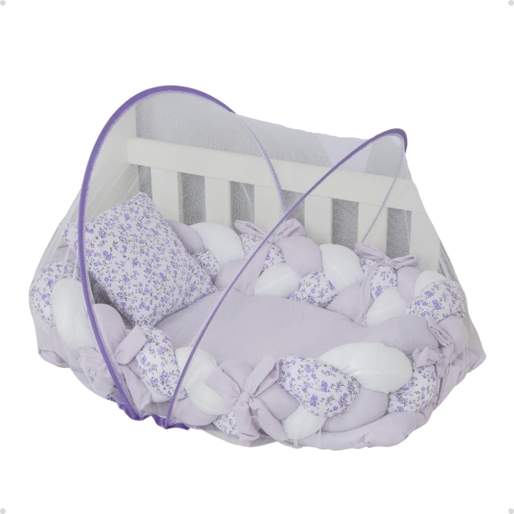 Ninho Para Bebê Menina Menino Mosquiteiro Universal Luxo