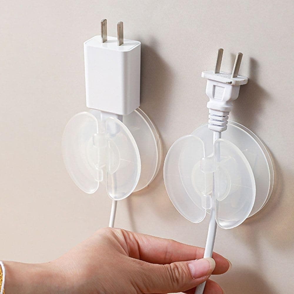 Suporte Para Organizar Fios Clipes De Silicone Armazenamento De Cabos Organização Casa Sala Quarto