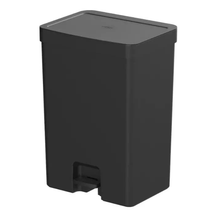 Lixeira Com Pedal Fechada Grande 50l Cozinha Banheiro Cesto Lixo