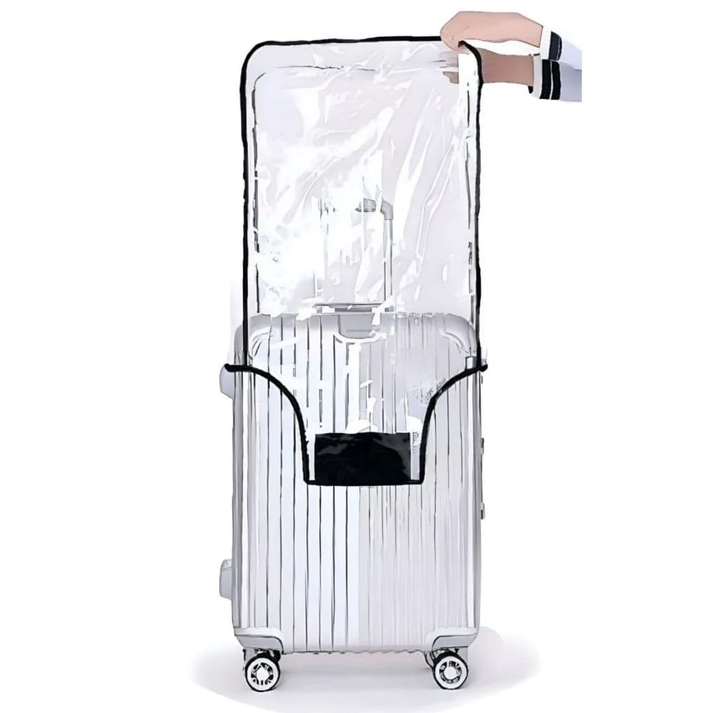 Capa Mala Plástico Proteção Transparente Resistente Impermeável PVC Tamanho P M G - 10 ATÉ 32 KG