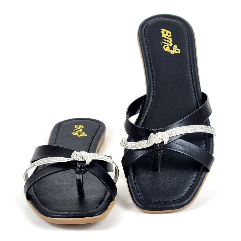 Sandália Rasteirinha Feminina Com Brilho Super Confortavel Resistencia Maxima Oferta Imperdivel