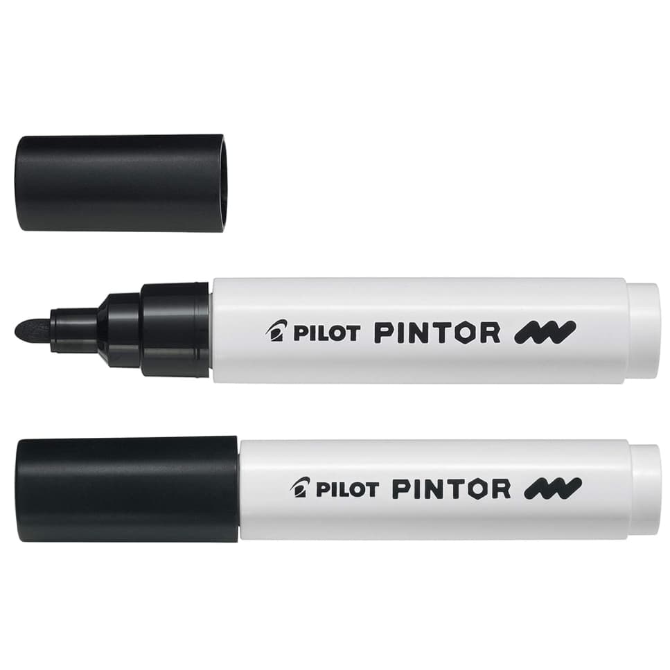 Marcador Pintor Pilot Ponta M 1.4mm - Preto