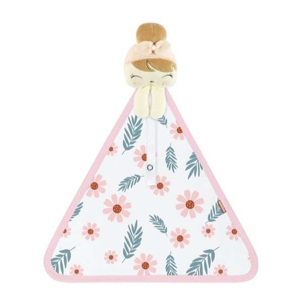 Naninha com porta chupeta para bebês