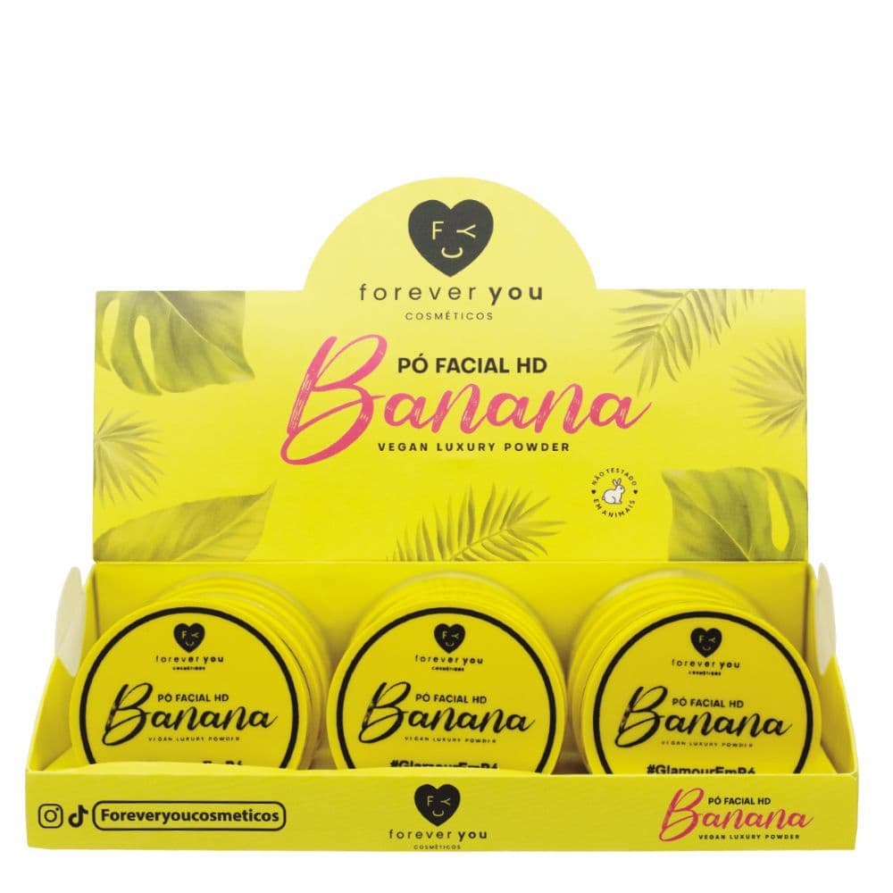 BOX Pó Banana HD Vegano Forever You
