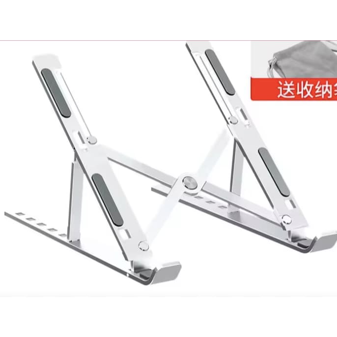 Suporte para laptop, suporte de metal portátil para laptop, telefone e tablet Su