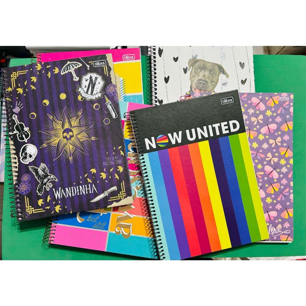 PROMOÇÃO Caderno Universitário Sortidos envio aleatório 200mm x 275mm 1 Matéria