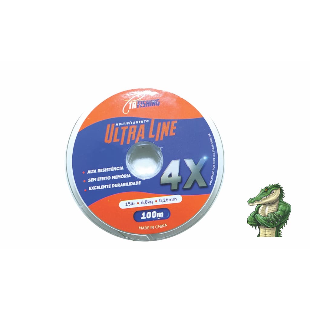 Linha Multifilamento Ultra Line  4x com 100m