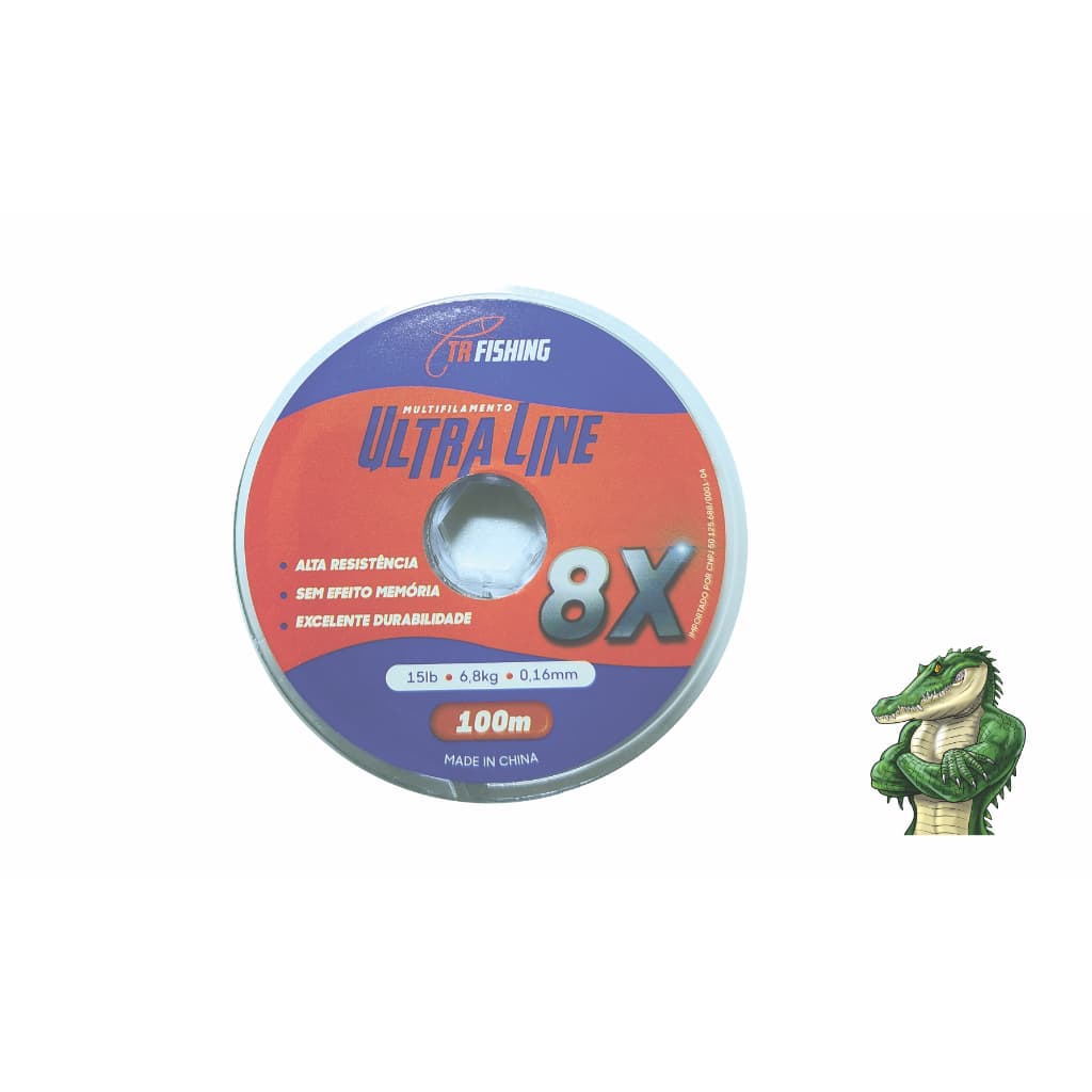 Linha Multifilamento Ultra Line 8 X com 100 m - PROMOÇÃO