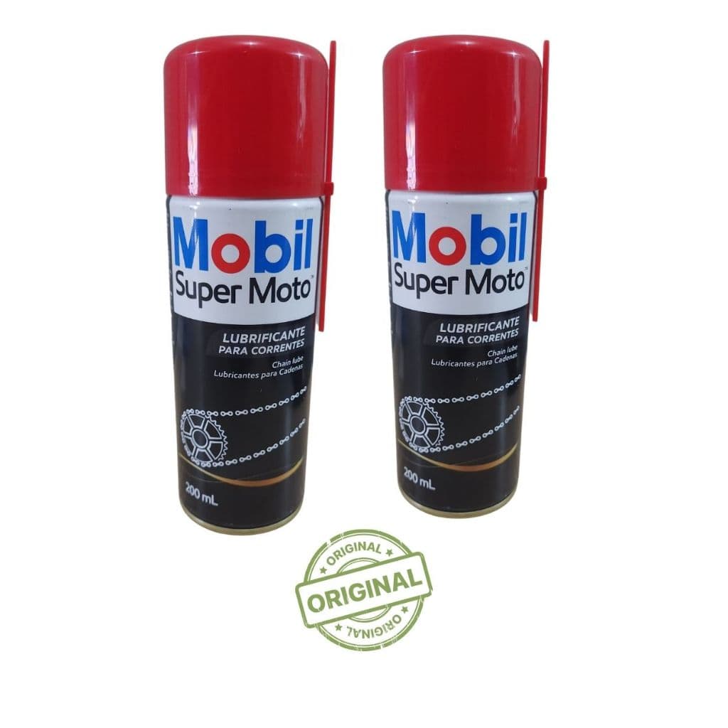Kit Graxa óleo Lubrificante de corrente spray Mobil