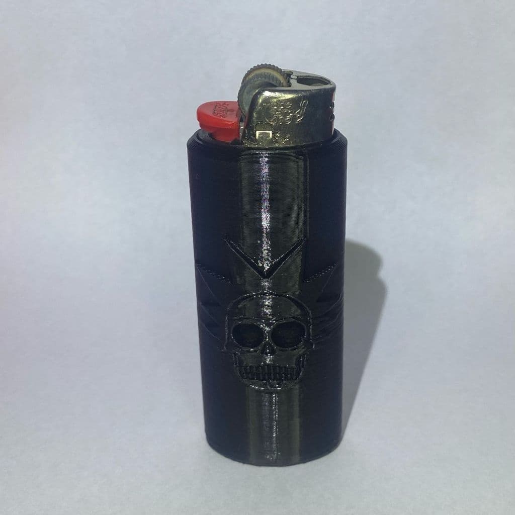Capa isqueiro BIG BIC - Capa RICK SKULL para Isqueiro Bic Grande Personalizada com desenho