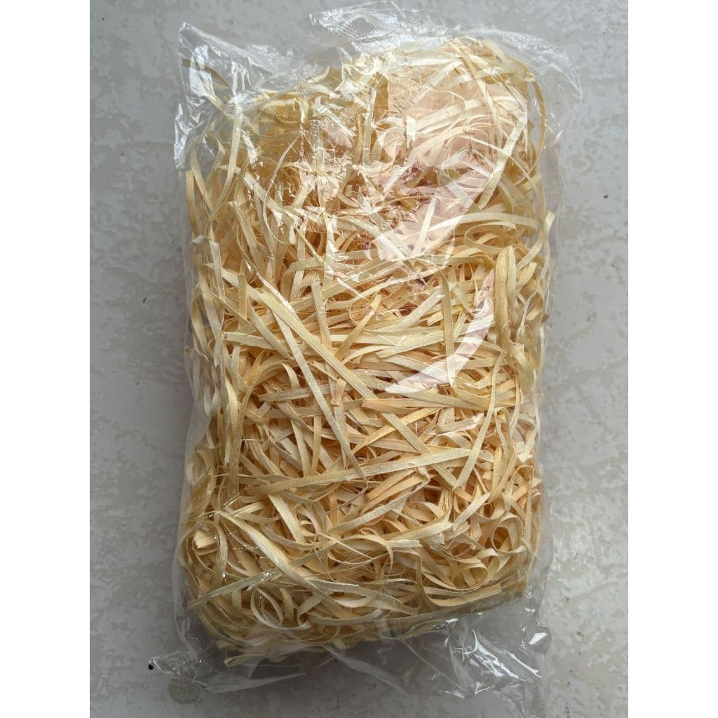 Pacote Palha de Madeira de Pinus Natural 40g para Cestas Decorativa