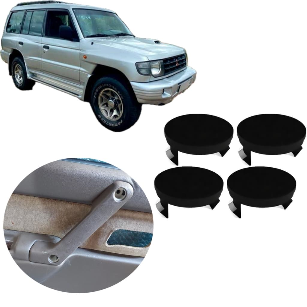 Kit 4 Tampa Puxador Forro Porta Pajero Gls B Full 1992/1999